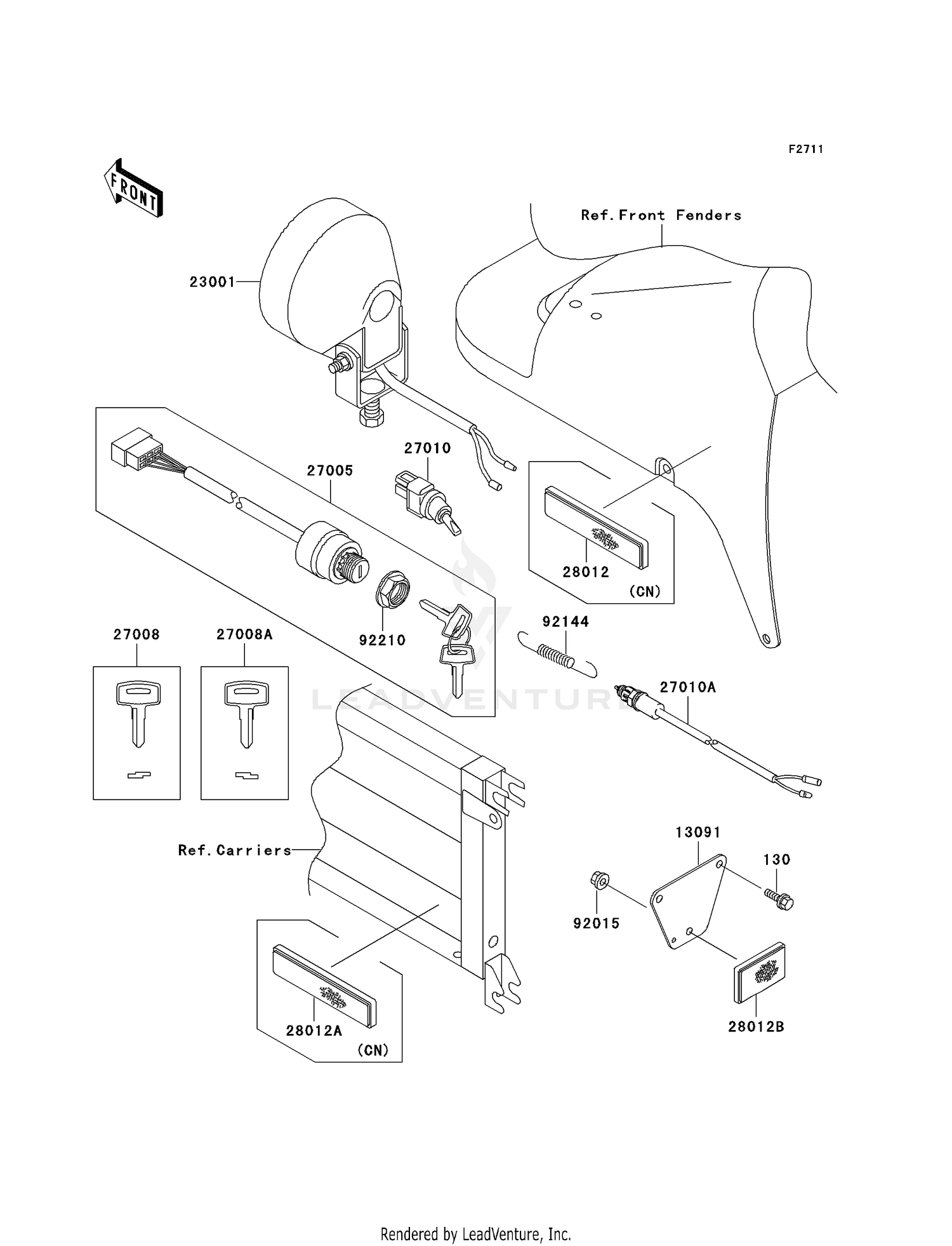 HEADLIGHT(S)/IGNITION SWITCH