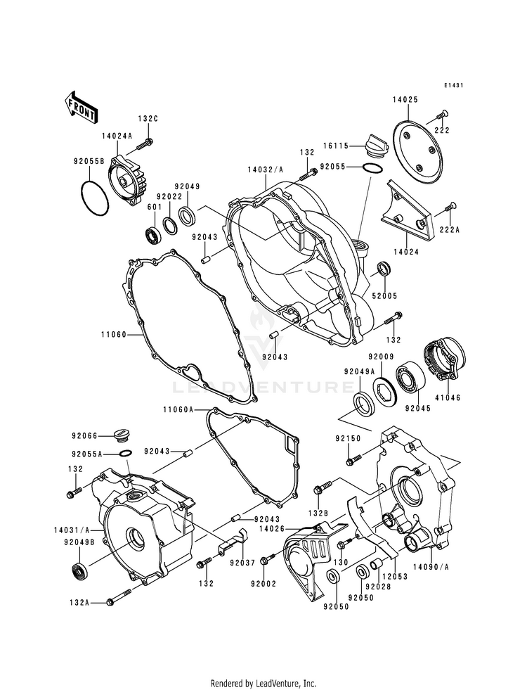 Engine Cover(S) Schematic