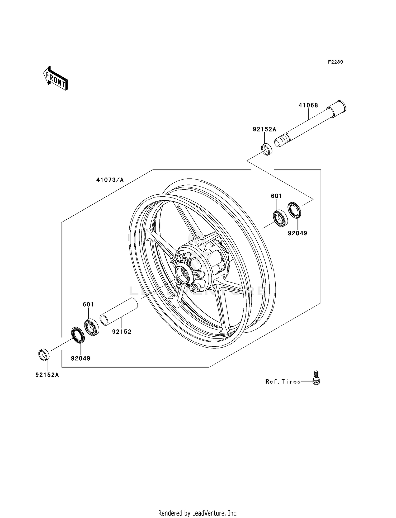 FRONT HUB