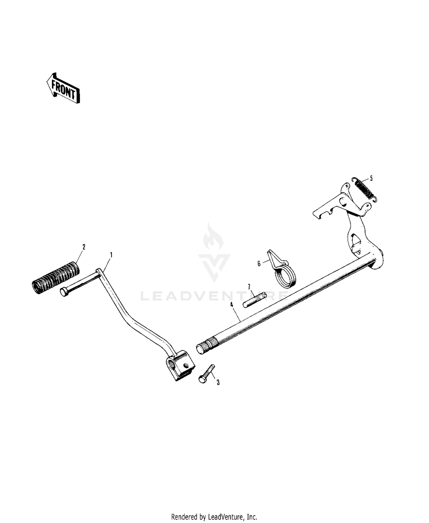 GEAR CHANGE MECHANISM ('76-'80)