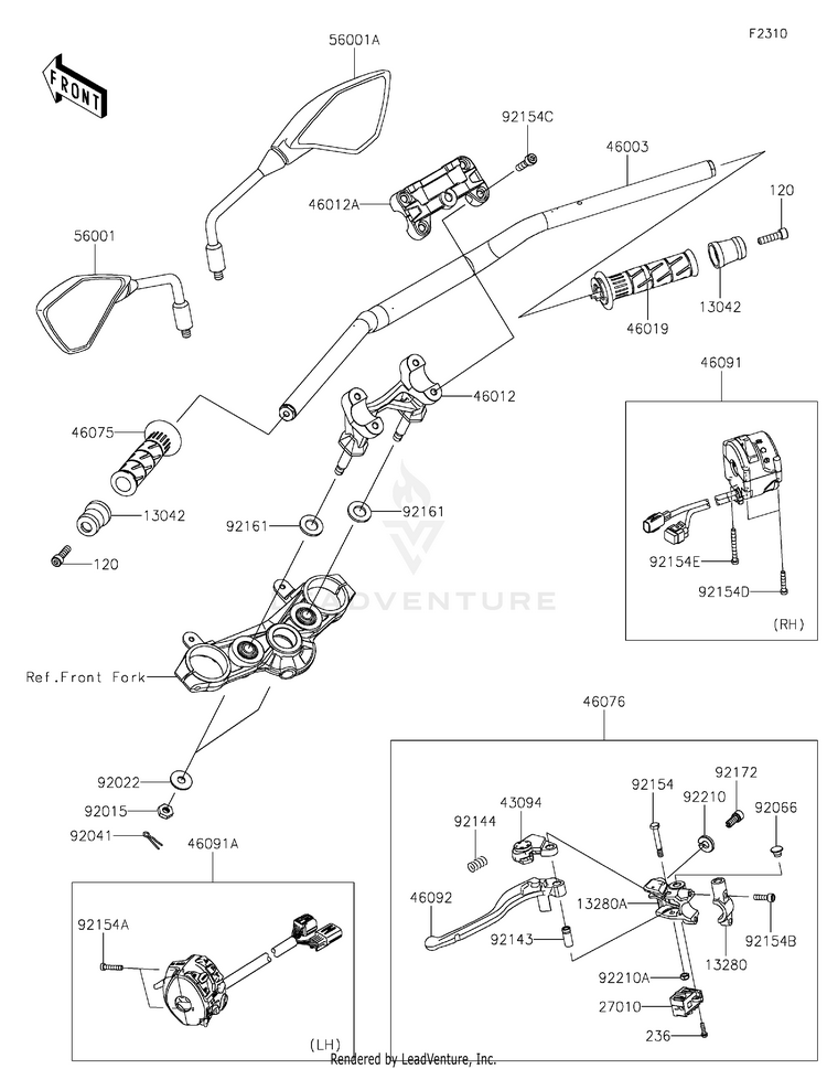 Handlebar Schematic