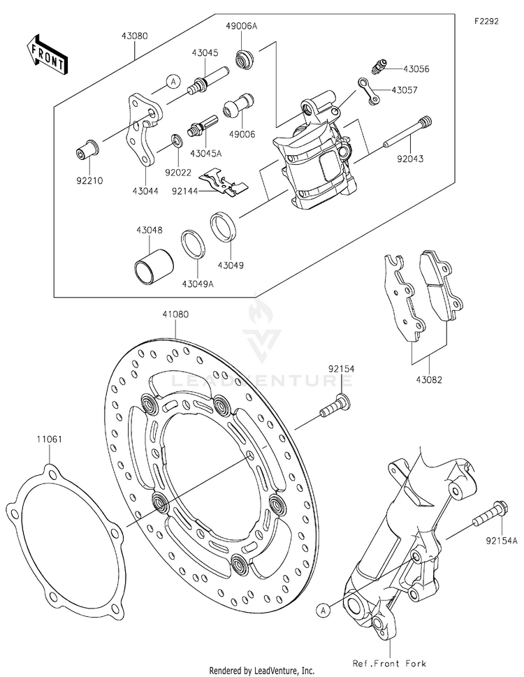 Front Brake Schematic