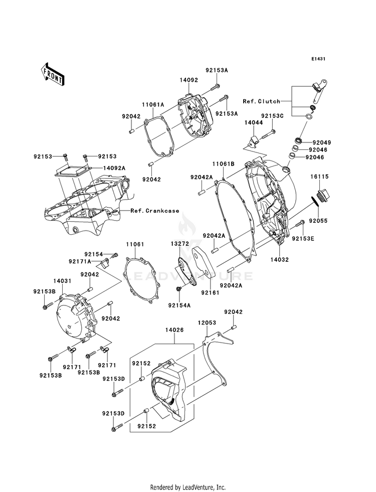 Engine Cover(S) Schematic