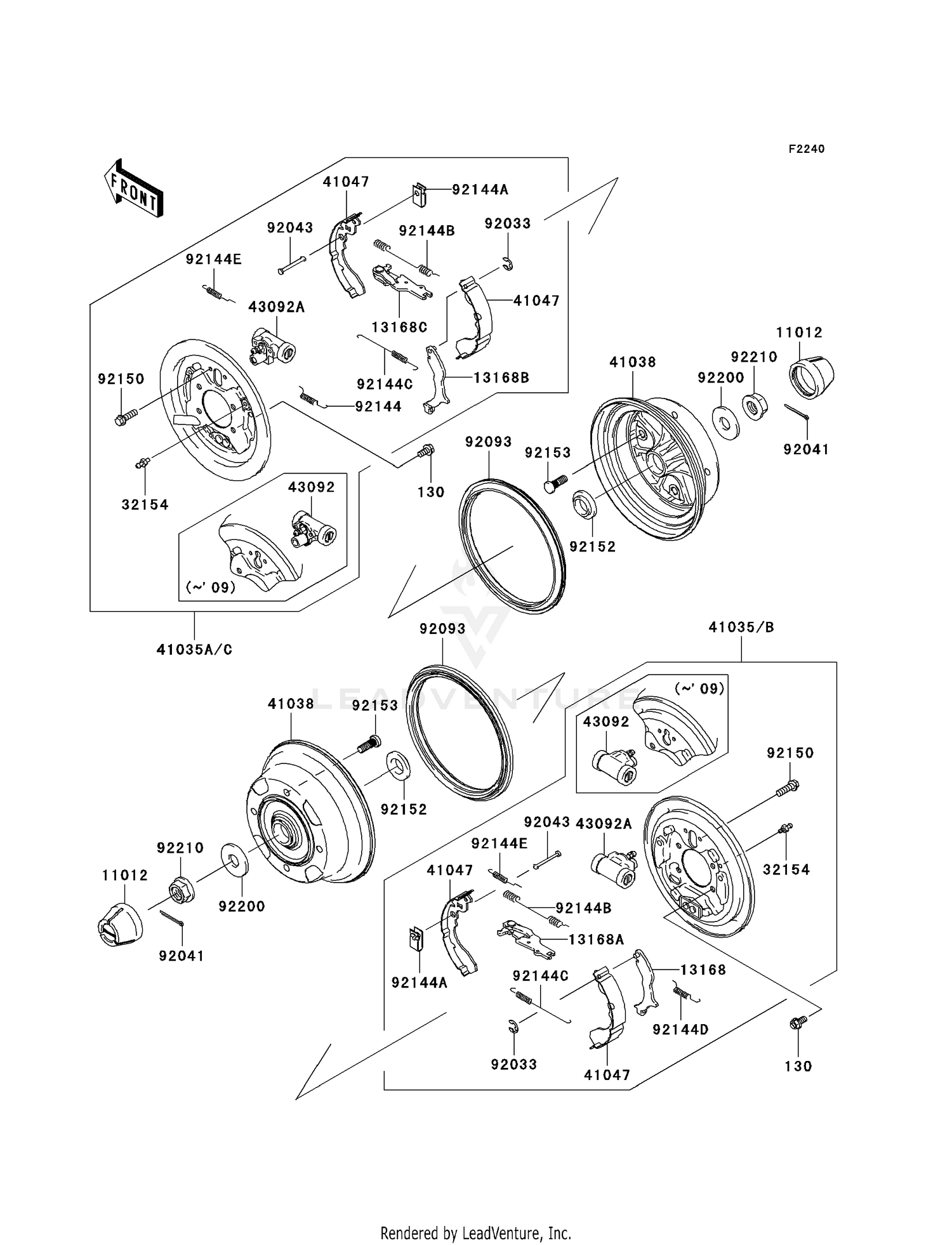 REAR HUBS/BRAKES