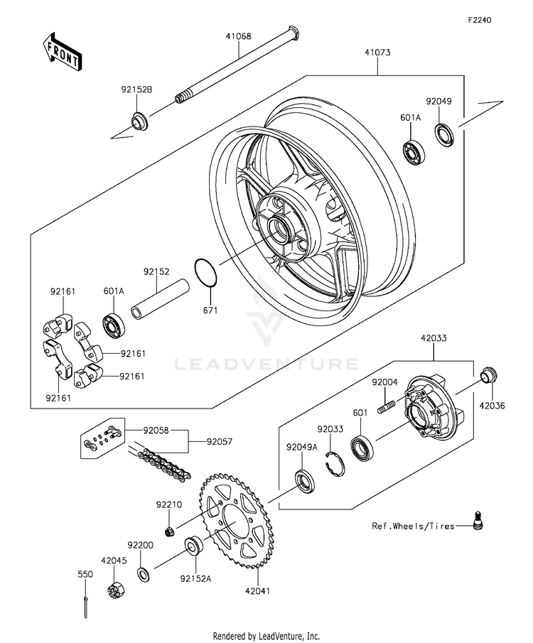 Rear Hub Schematic