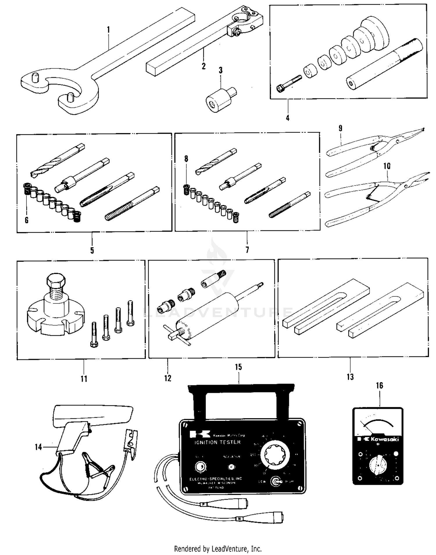 SPECIAL SERVICE TOOLS ('77-'78 A1/A1A/A2