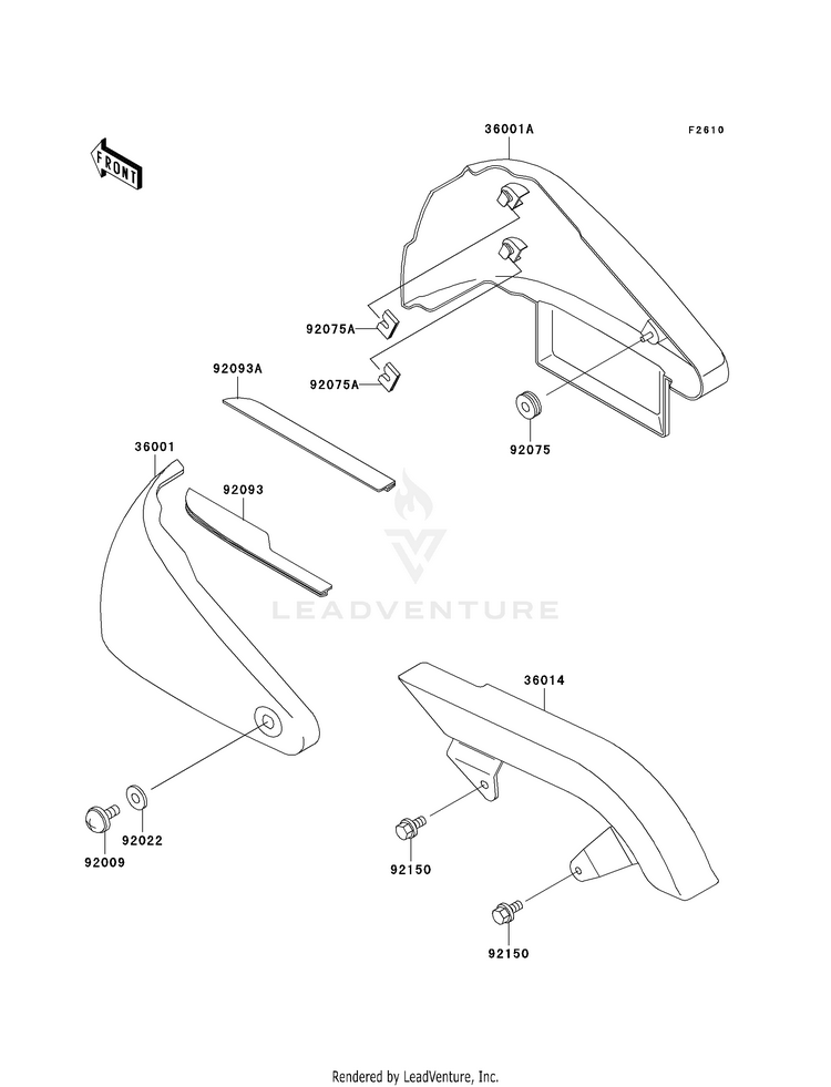 Side Covers/Chain Cover Schematic