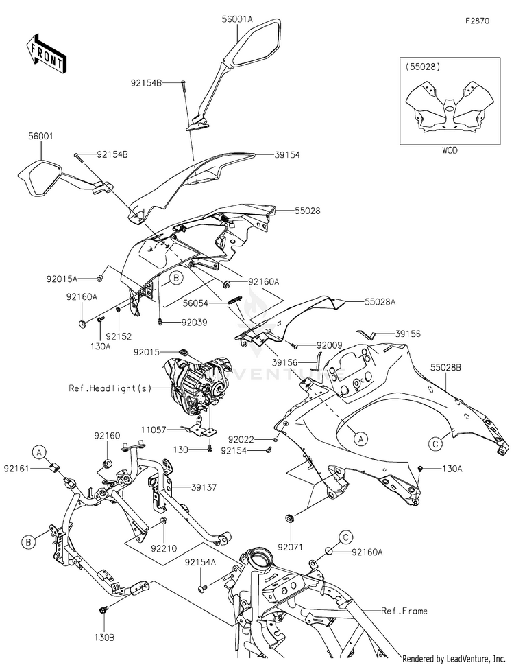 Cowling(Upper) Schematic