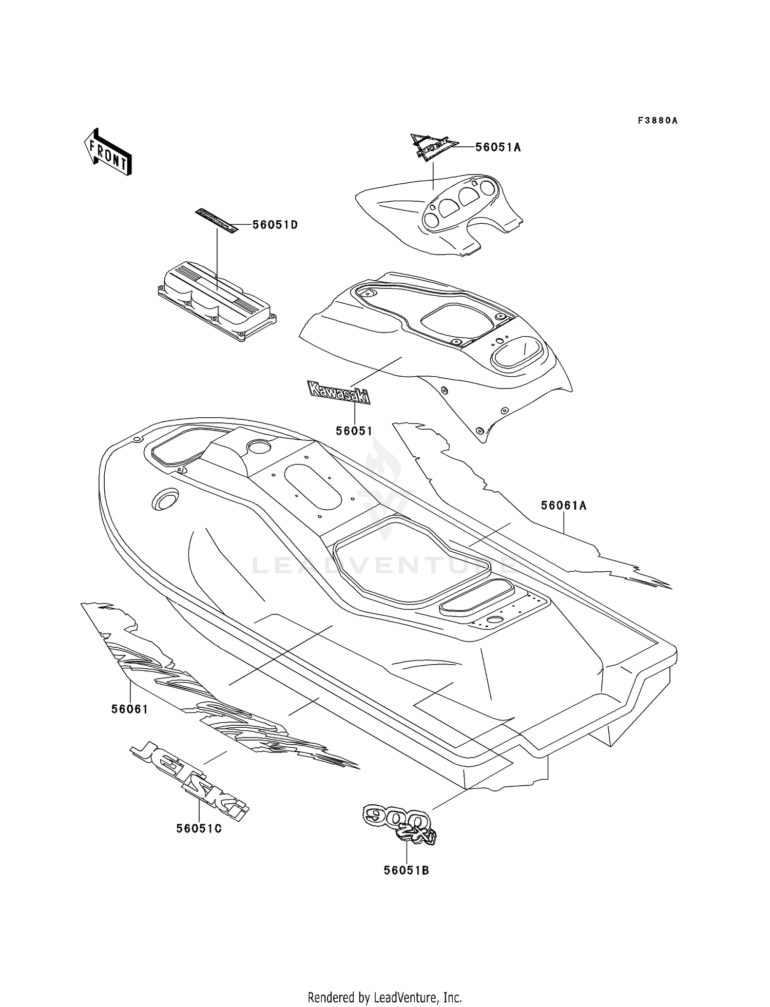 DECALS (JH900-A1)(WHITE/VIOLET)