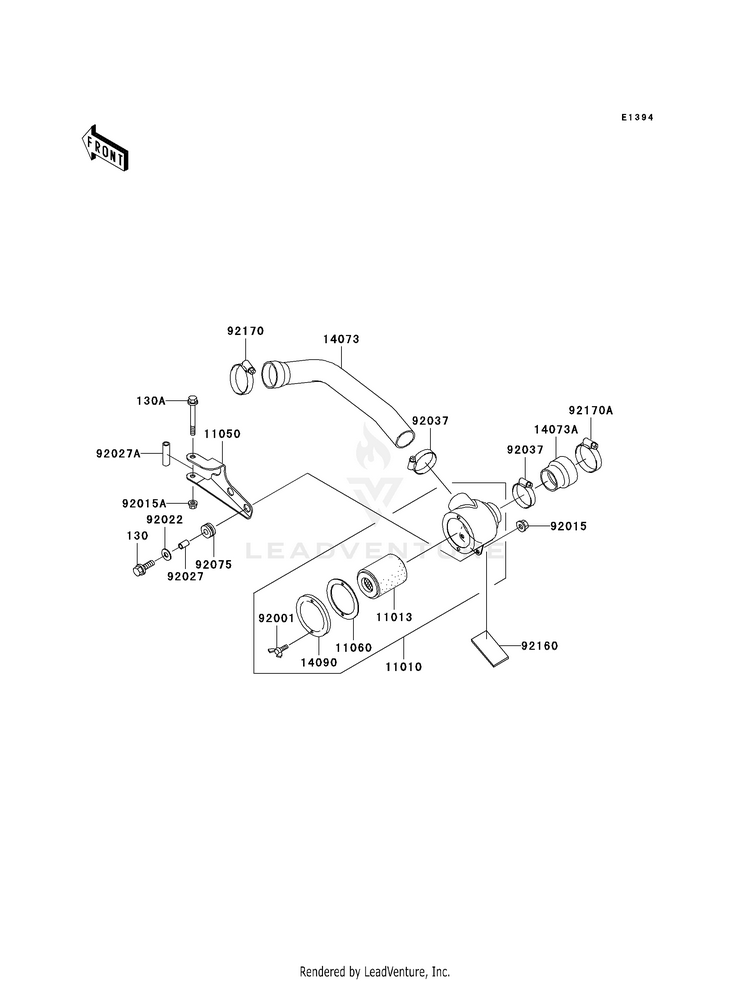 Air Cleaner-Belt Converter Schematic