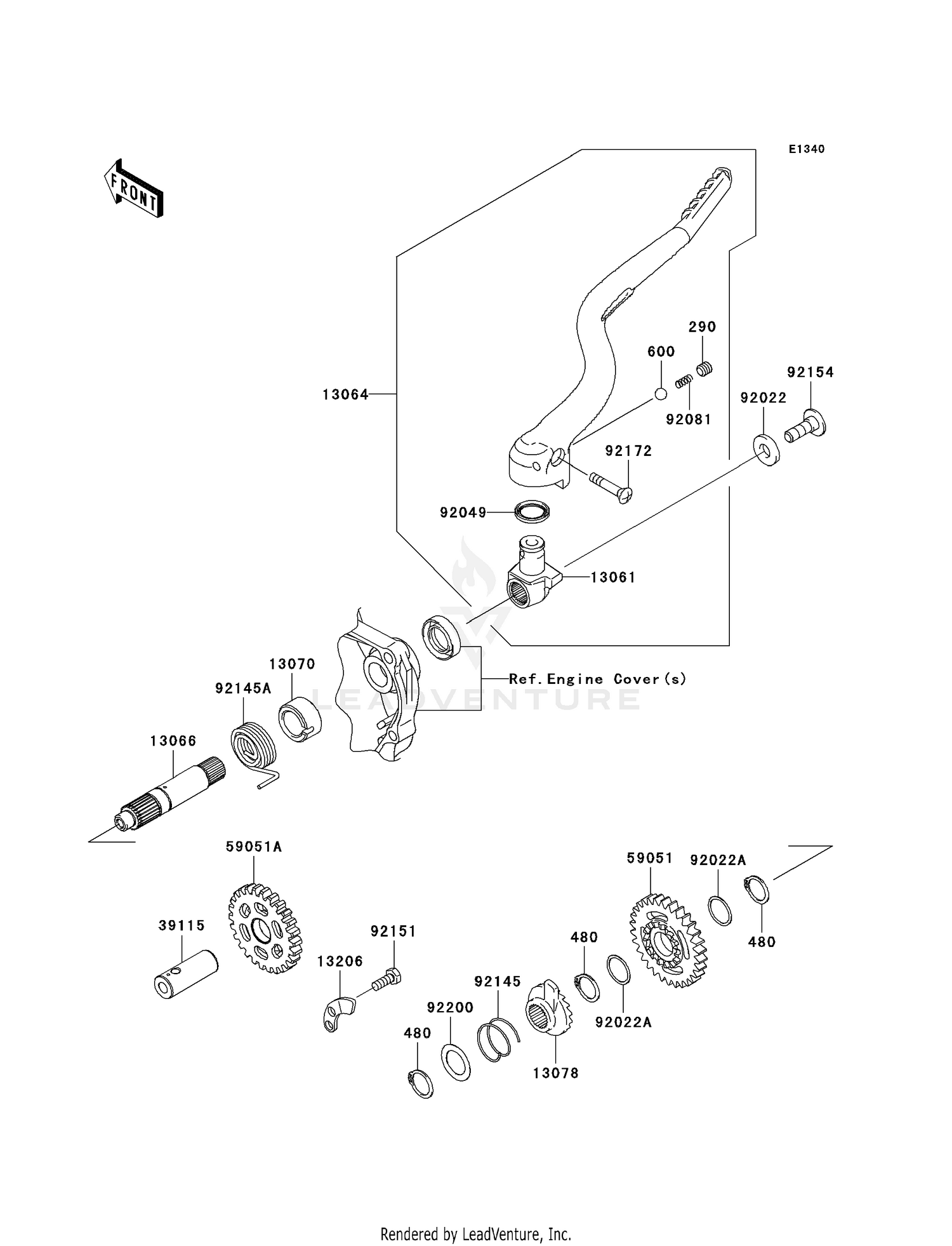 KICKSTARTER MECHANISM