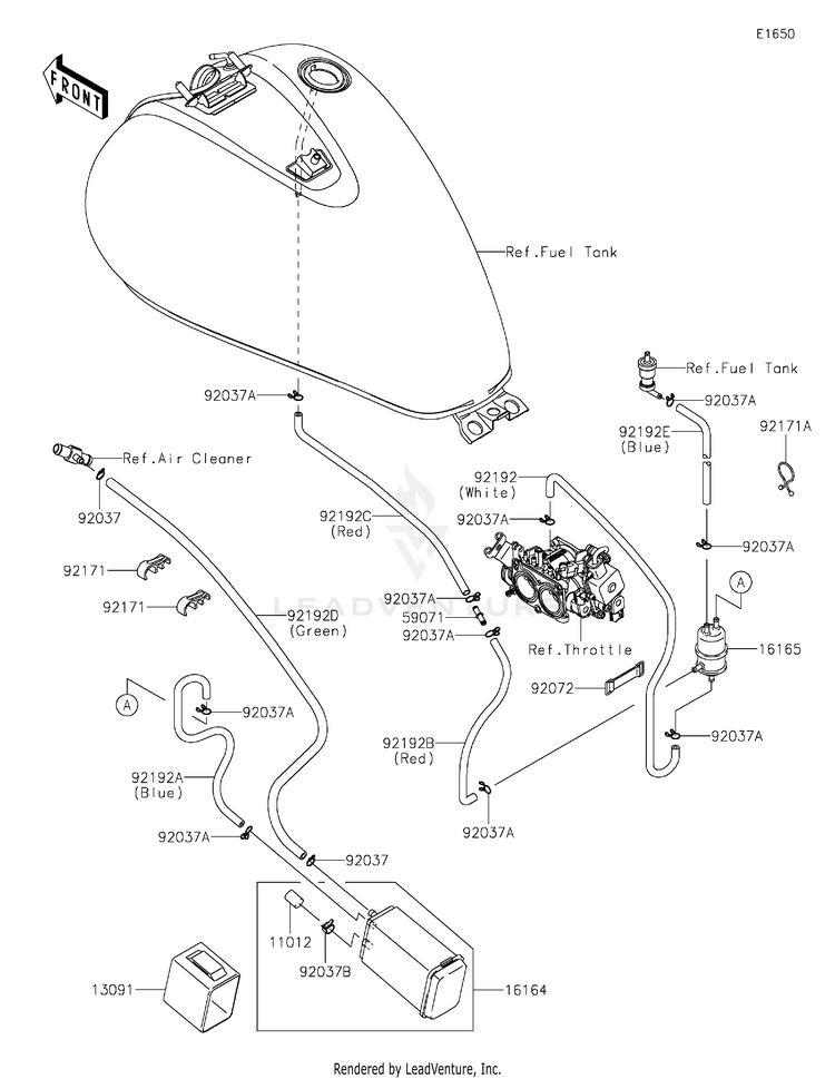 Fuel Evaporative System(Ca) Schematic