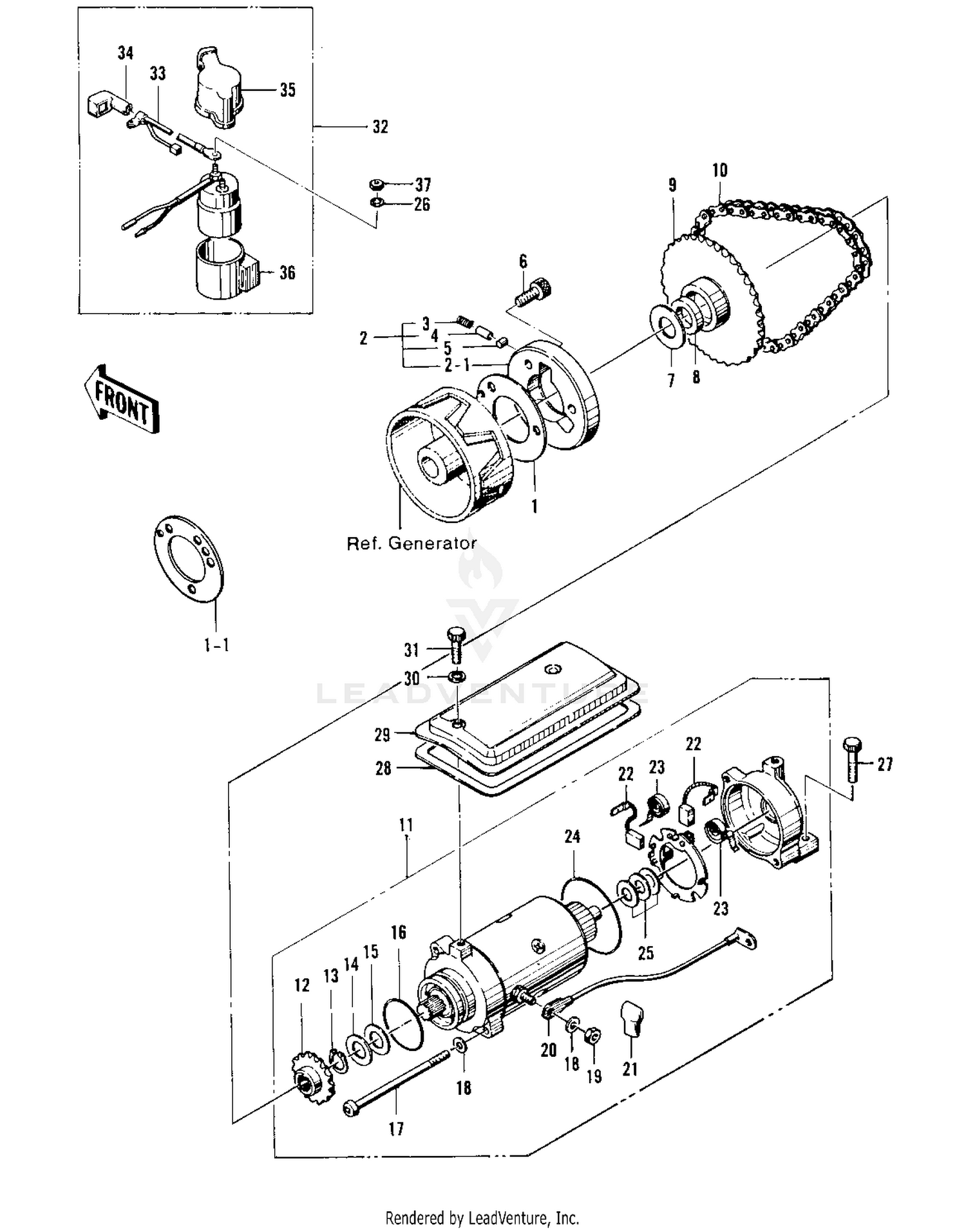 STARTER MOTOR/STARTER CLUTCH