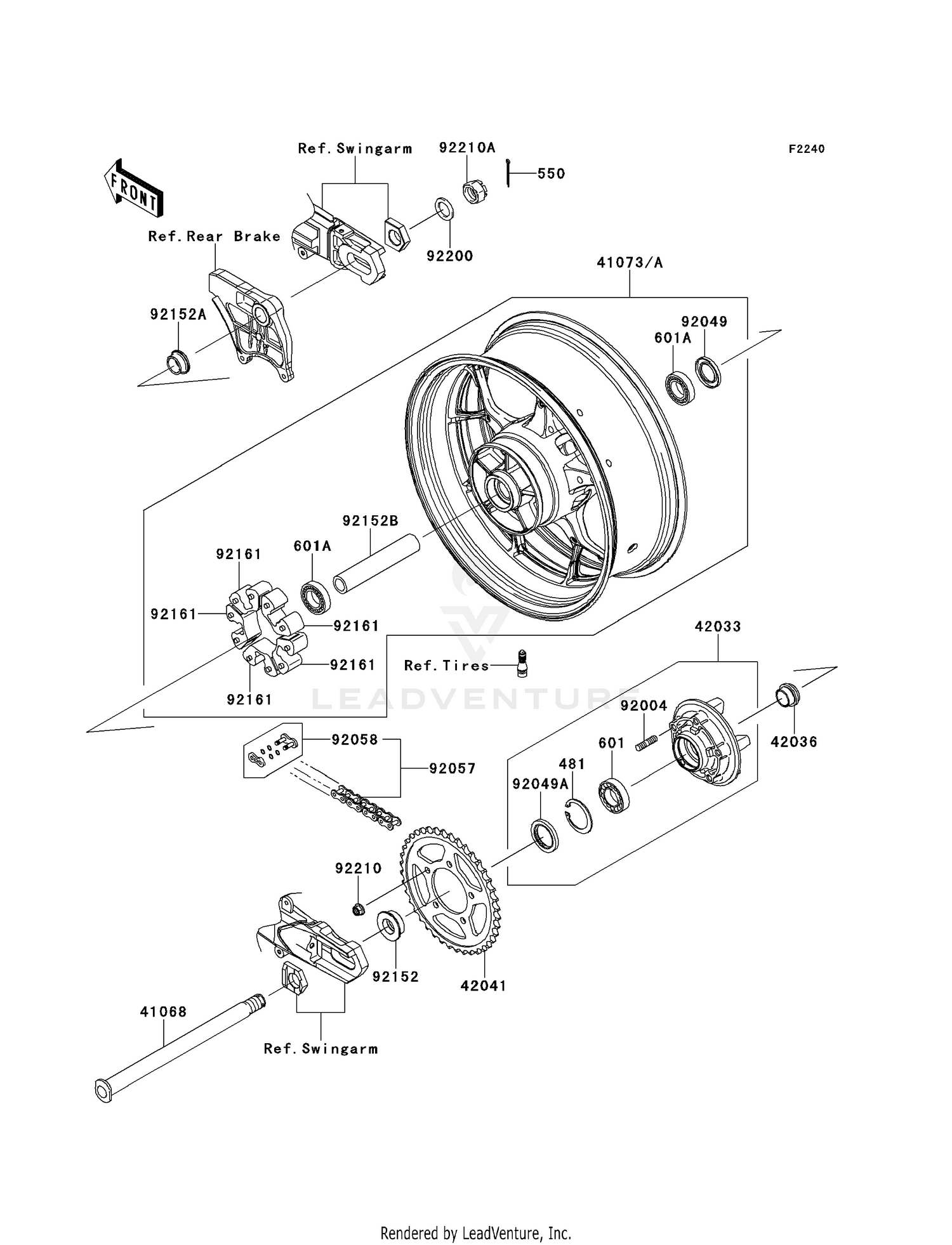 REAR WHEEL/CHAIN