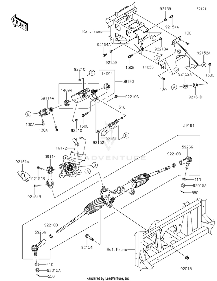 Steering Shaft Schematic