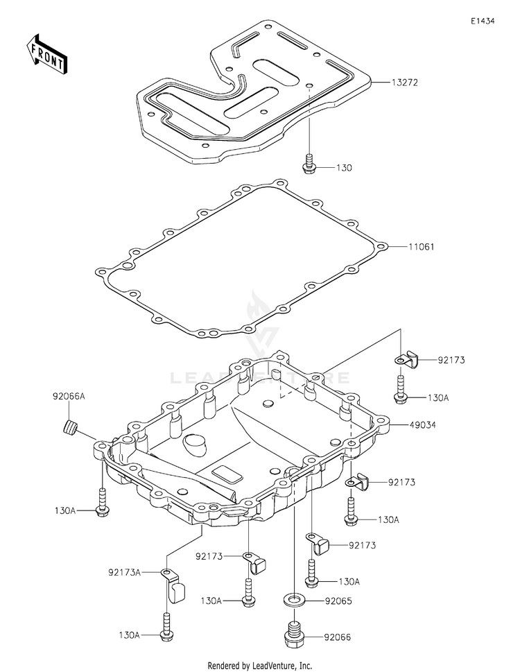 Oil Pan Schematic