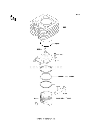 Cylinder/piston(s) Schematic