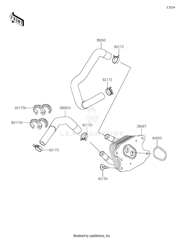 Oil Cooler Schematic