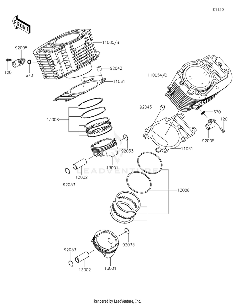 Cylinder/Piston(S) Schematic