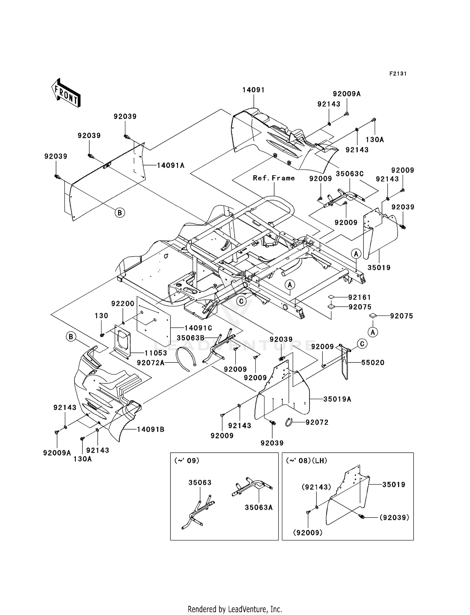 FRAME FITTINGS (REAR)