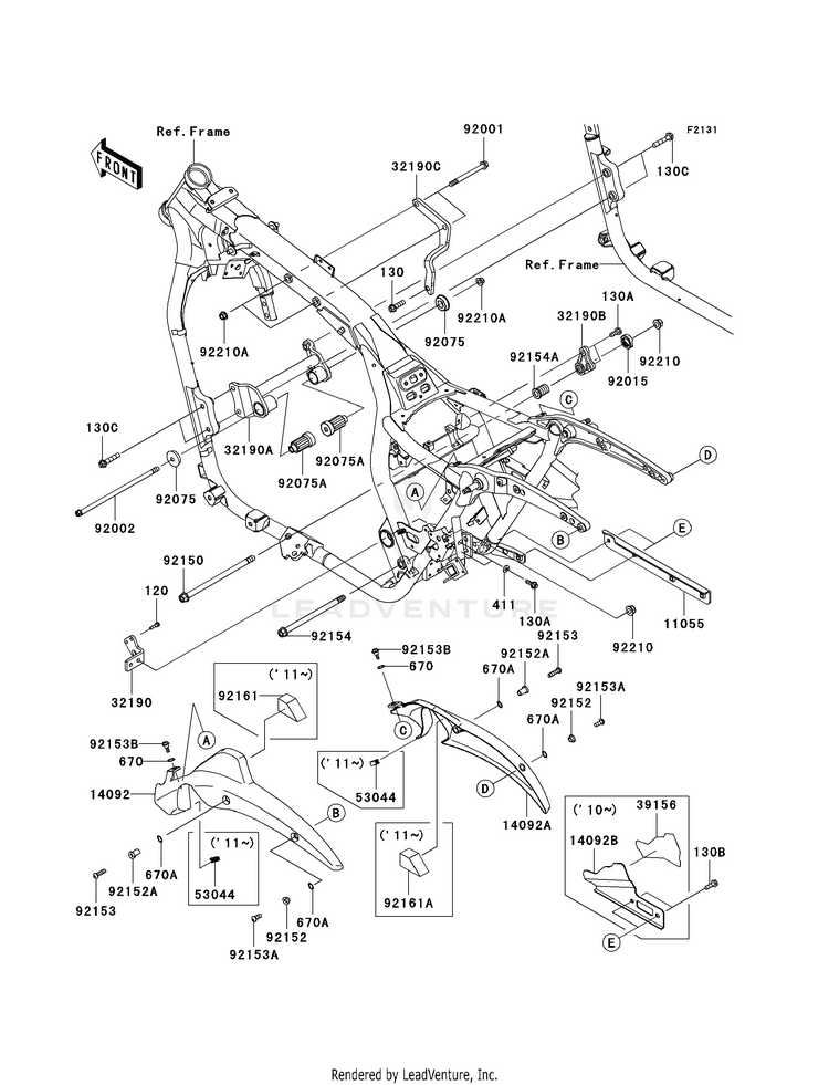 Frame Fittings Schematic