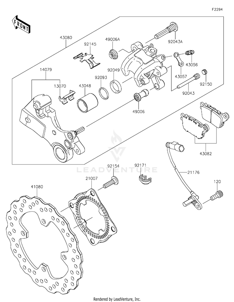 Rear Brake Schematic