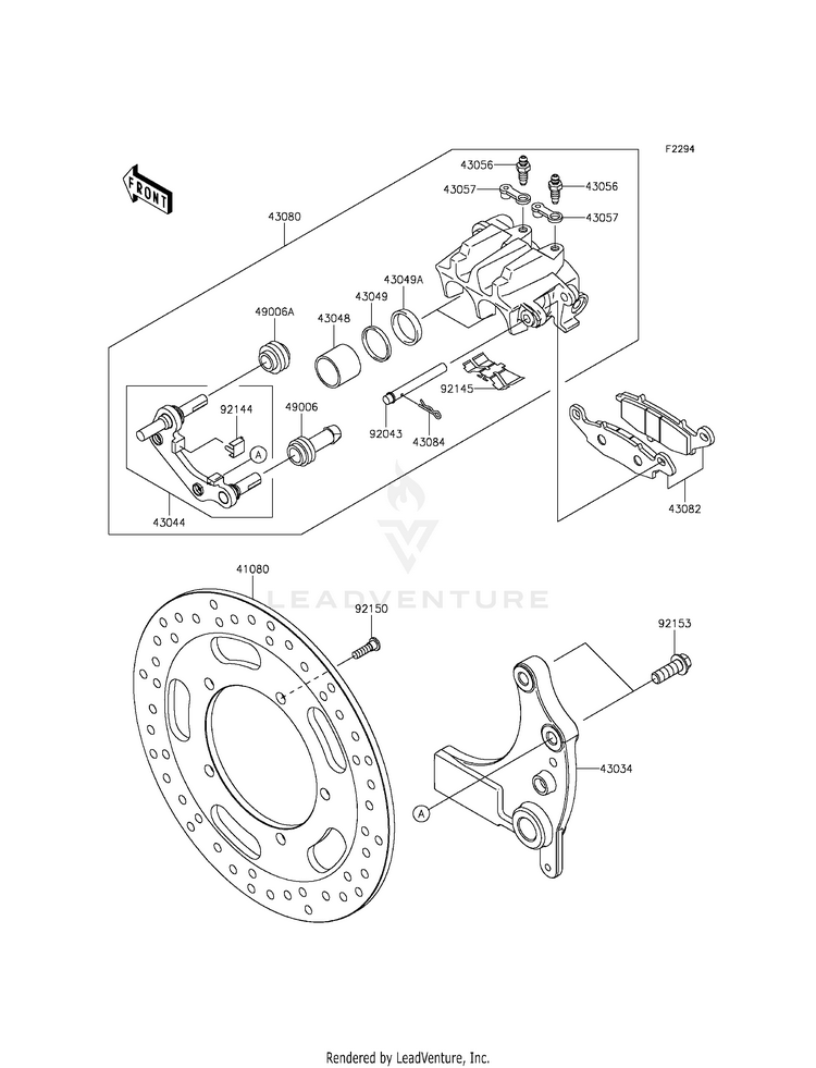 Rear Brake Schematic