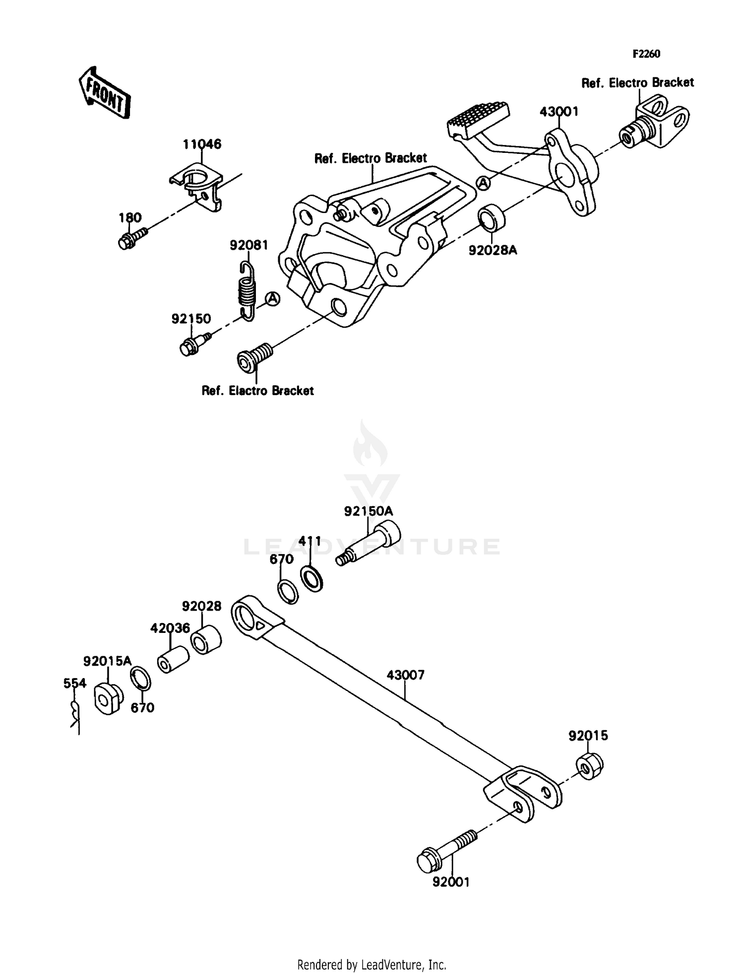 BRAKE PEDAL/TORQUE LINK