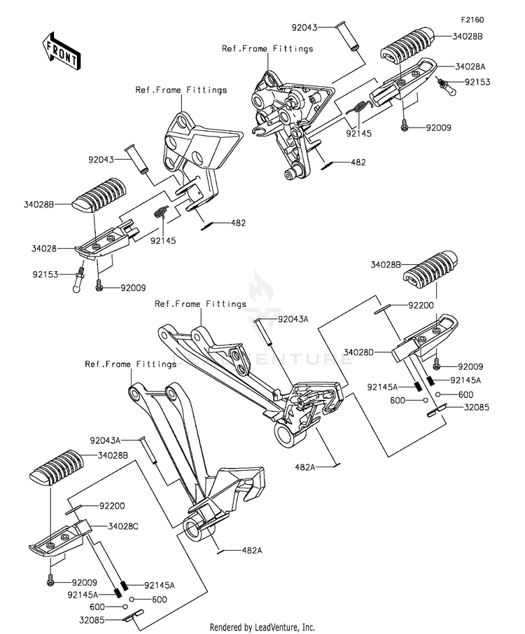Footrests Schematic