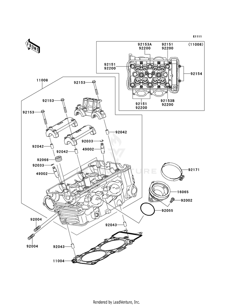 Cylinder Head Schematic