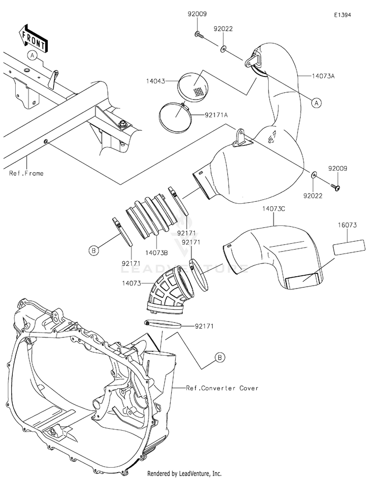 Air Cleaner-Belt Converter Schematic