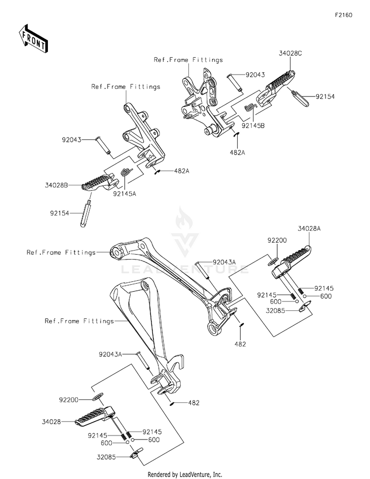 Footrests Schematic