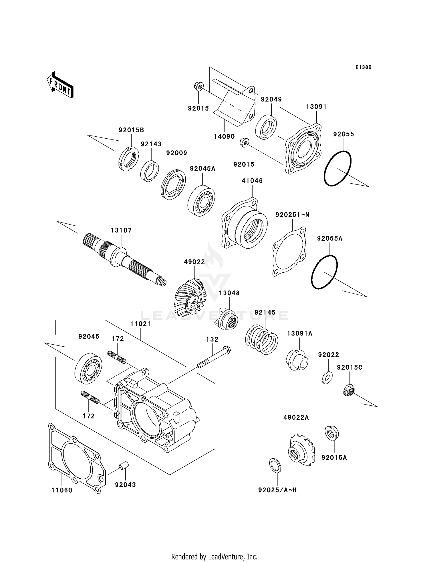 BEVEL GEAR CASE