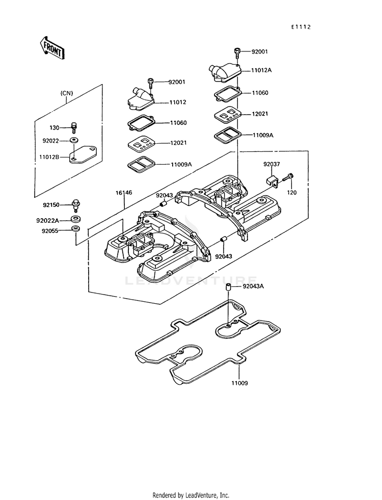 Cylinder Head Cover Schematic