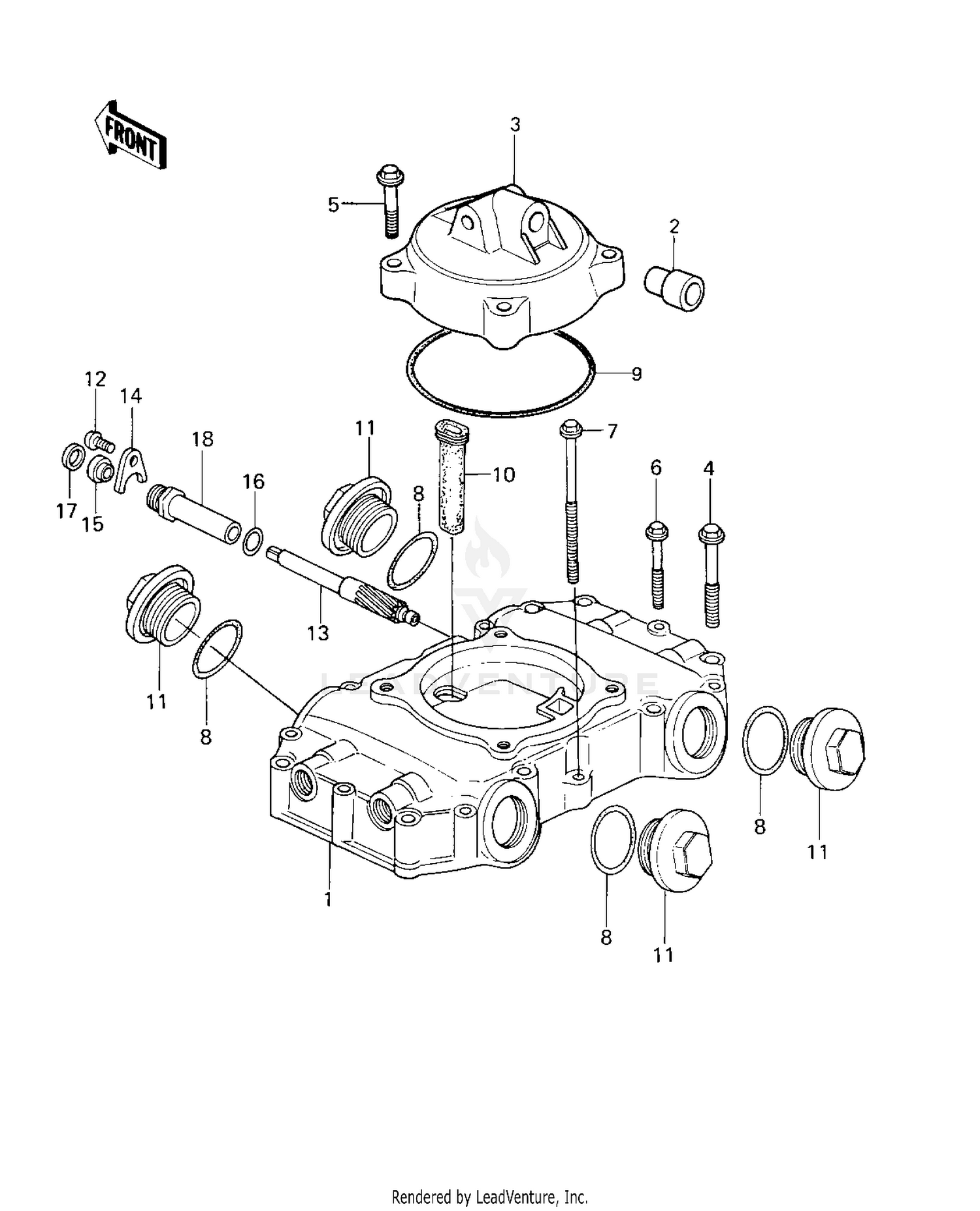 CYLINDER HEAD COVER ('80 A1)
