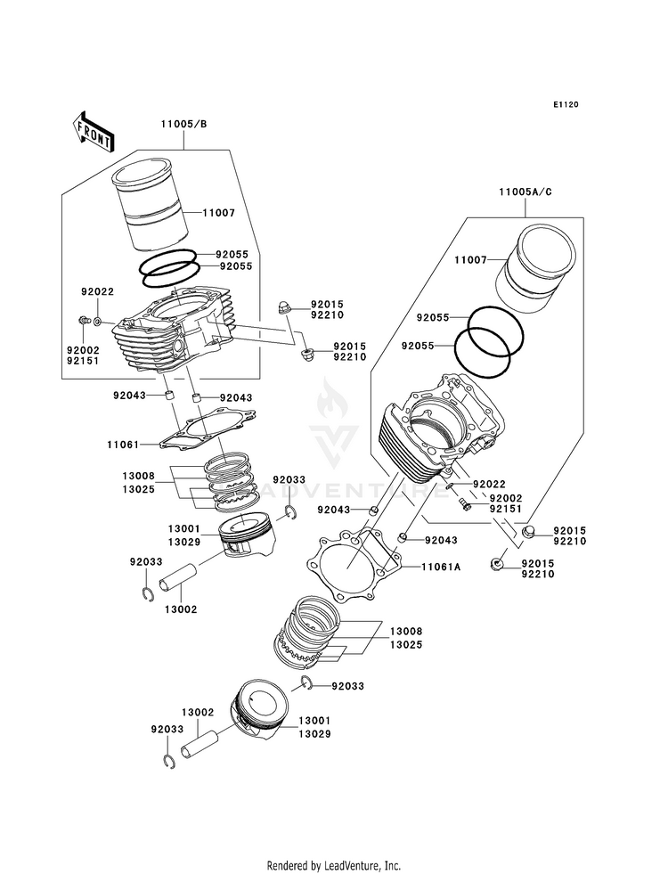 Cylinder/Piston(S) Schematic