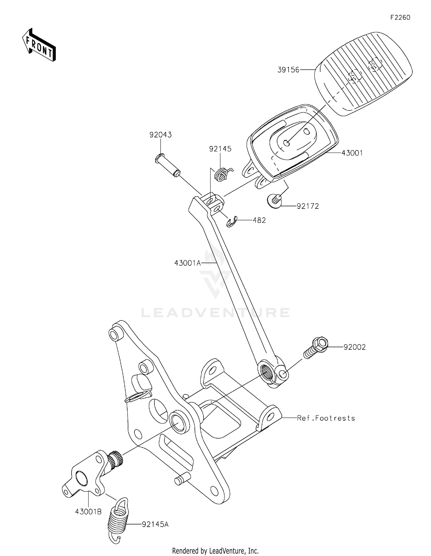 Brake Pedal/Torque Link 2
