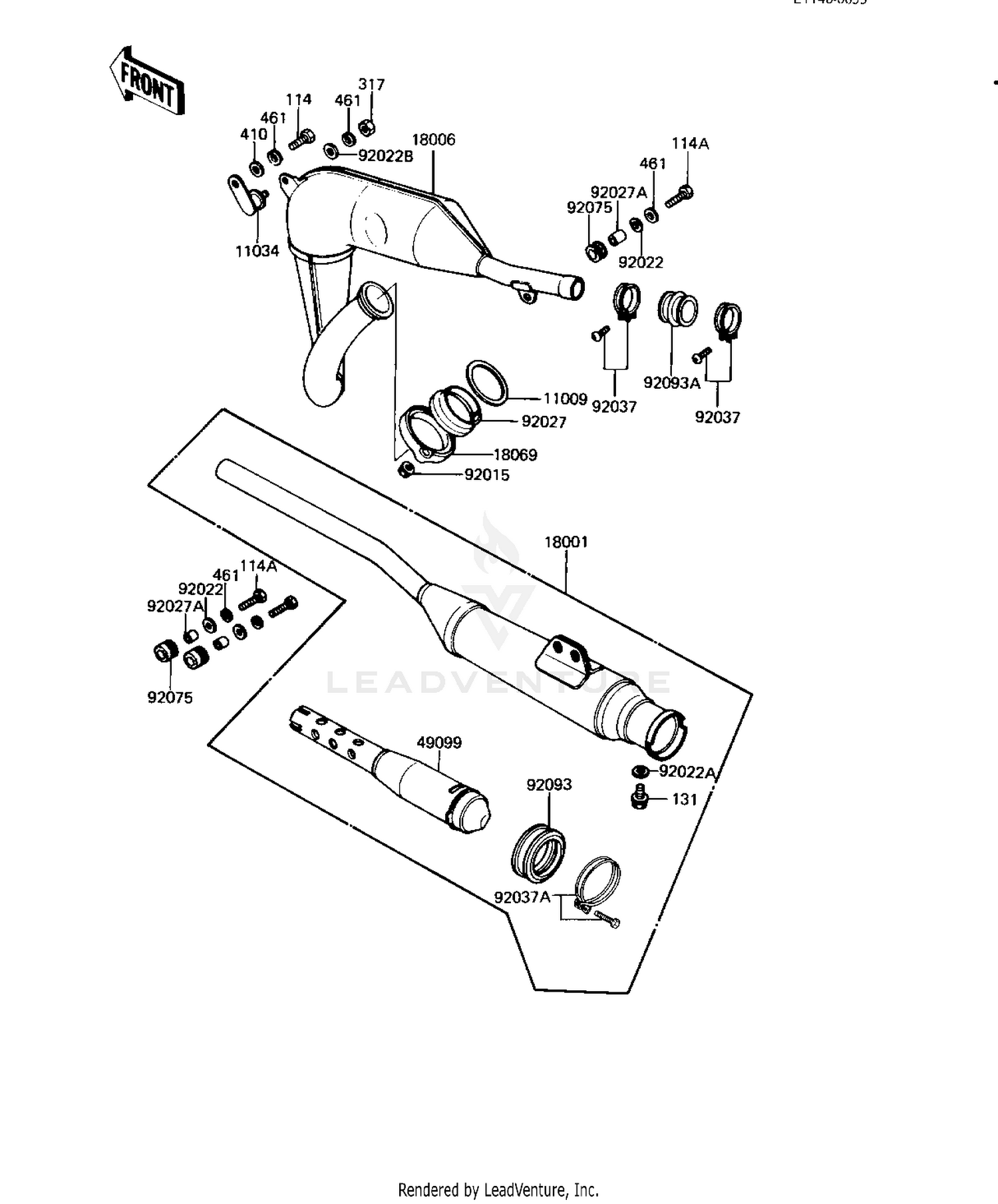 MUFFLER ('82-'83 A9/A10)