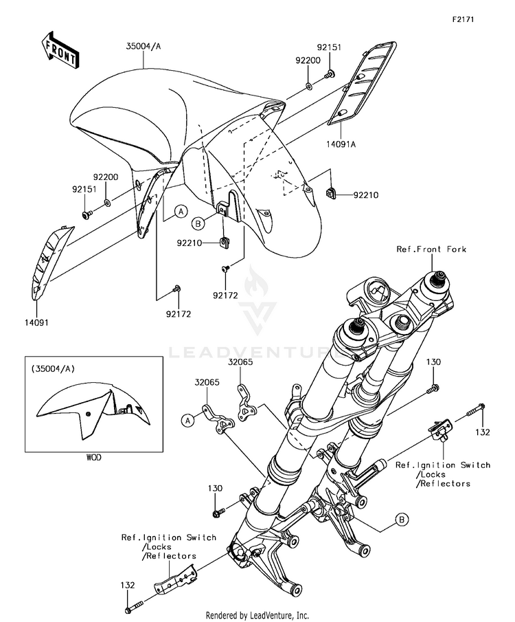 Front Fender(S) Schematic