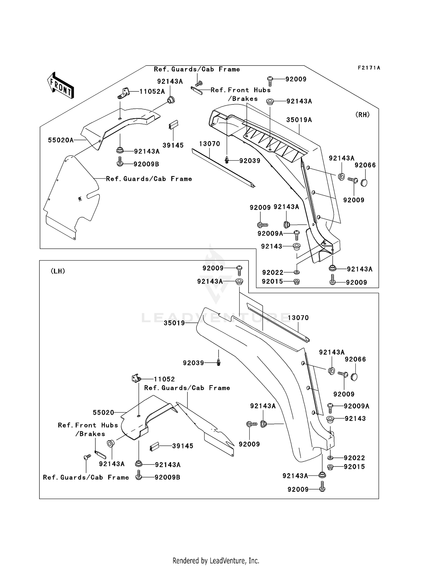 FRONT FENDER(S)(KAF620-E2)