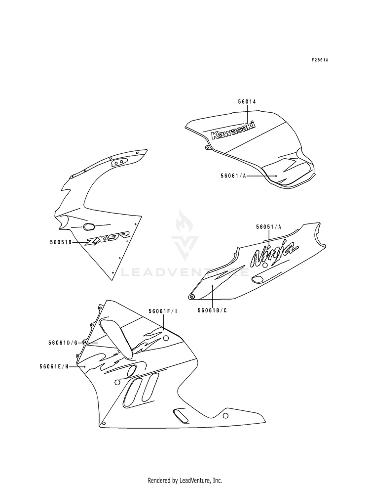 Decals (Green/White) Schematic