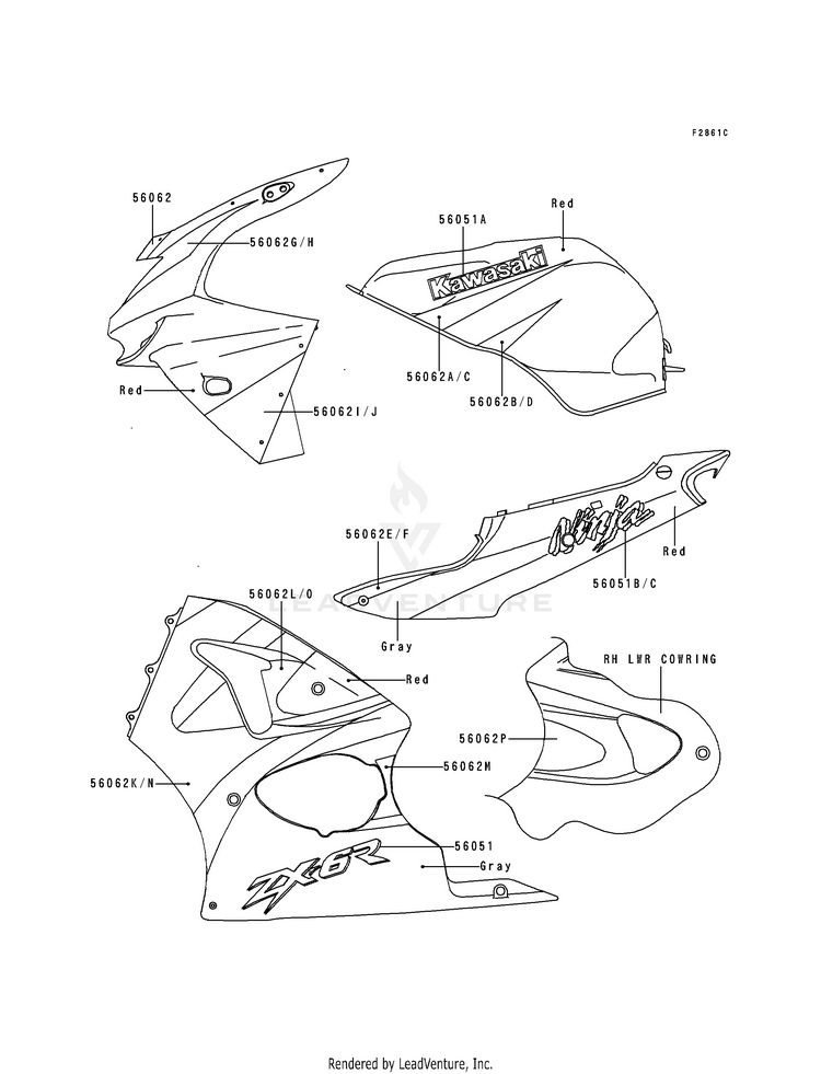 Decals (Red/Gray) Schematic