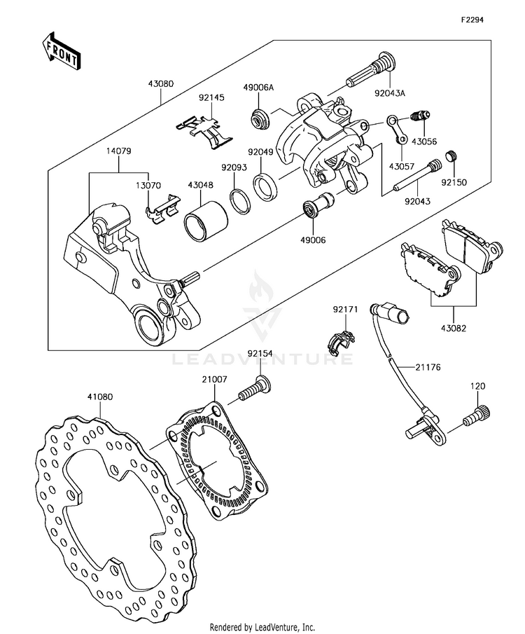 Rear Brake Schematic