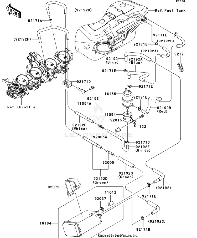 Fuel Evaporative System(Ca) Schematic