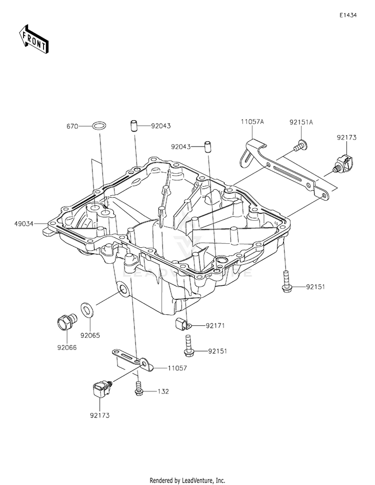 Oil Pan Schematic