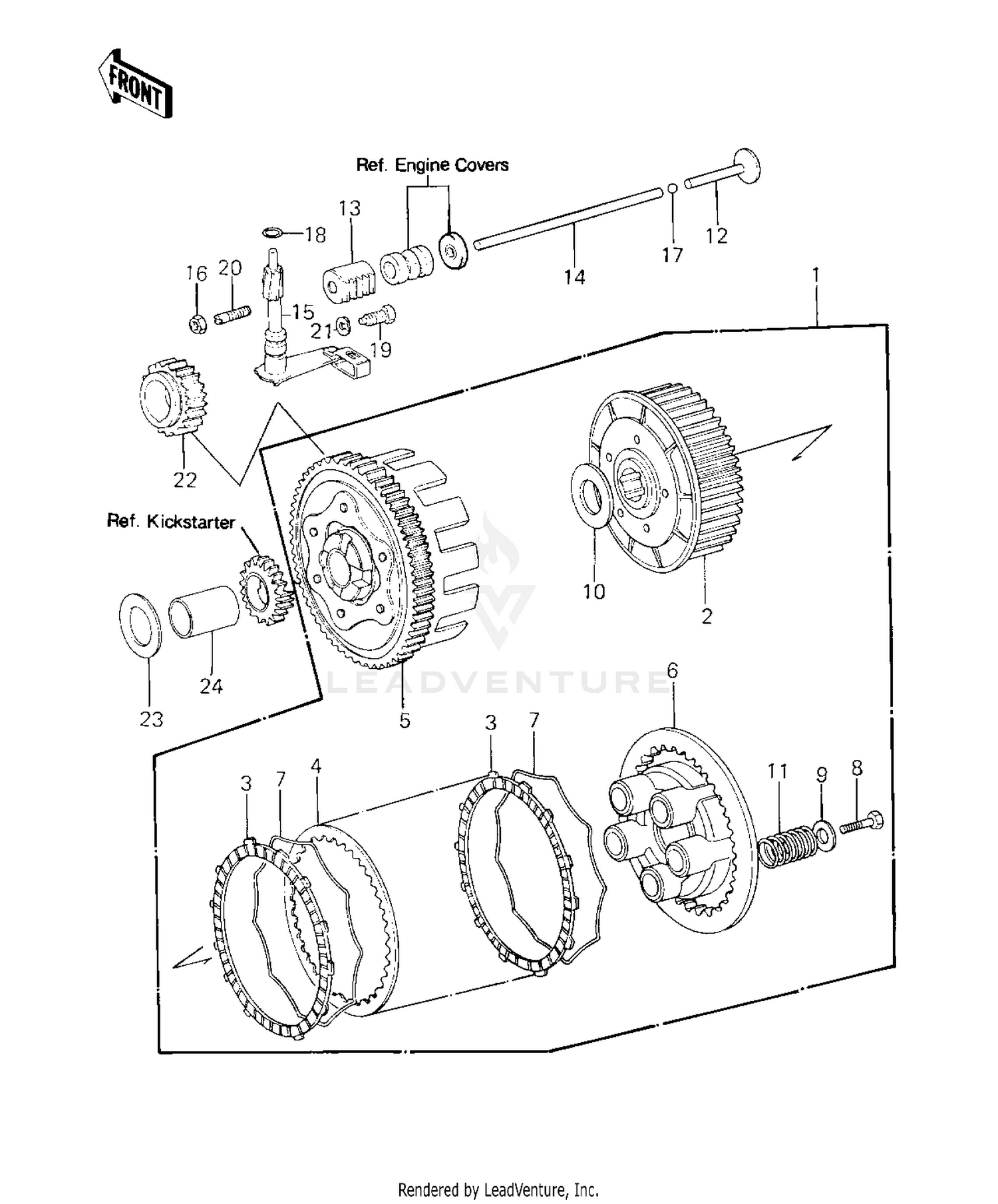 CLUTCH ('80-'81 A7/A8)