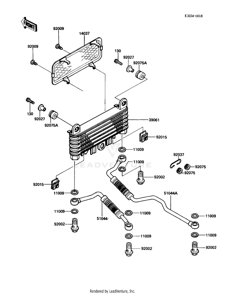 Oil Cooler Schematic