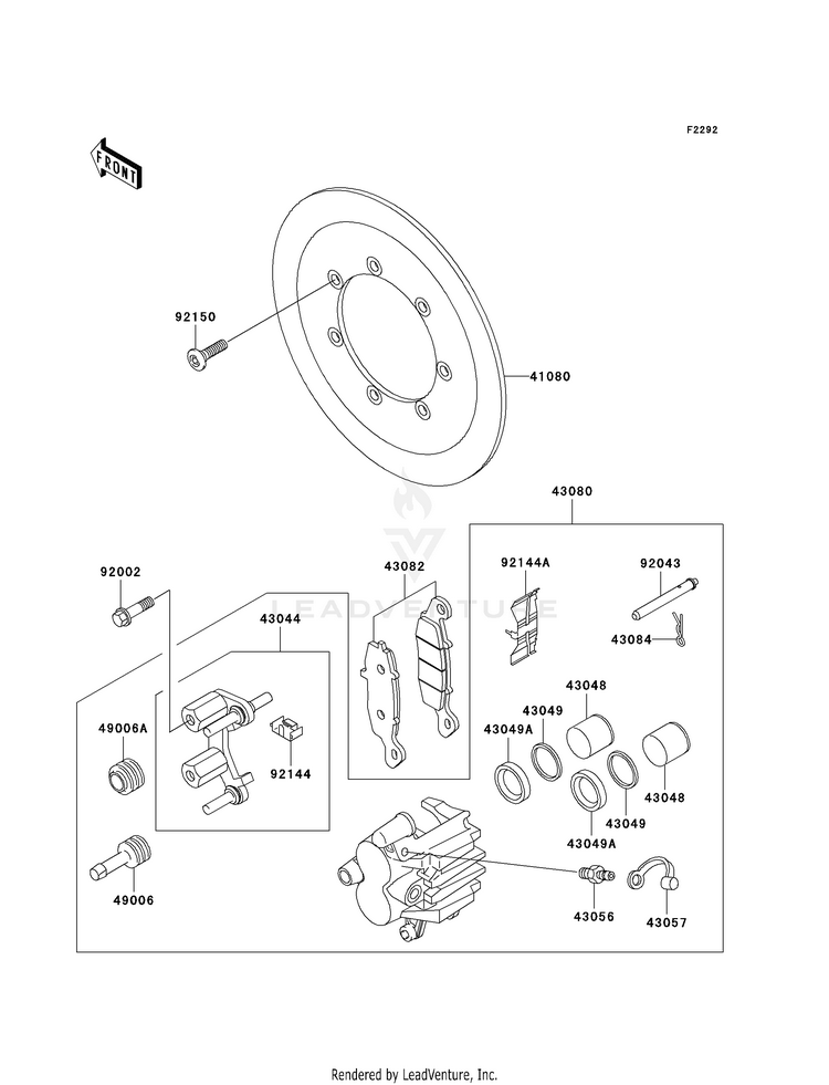 Front Brake Schematic