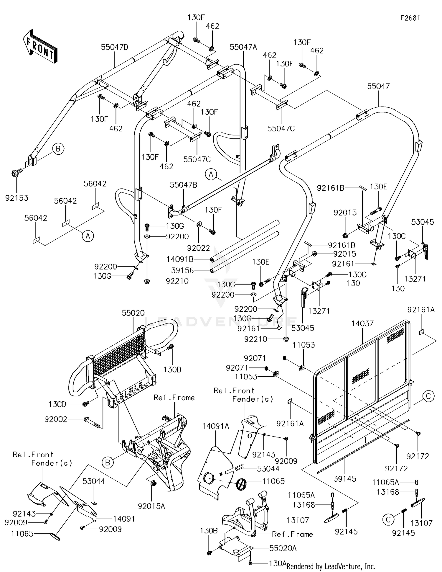 Guards/Cab Frame