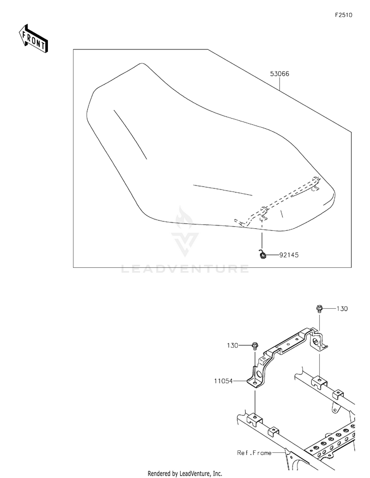 Seat KVF750LLF Brute Force 750 4x4i (2020) Schematic